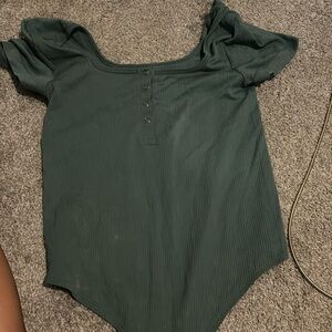 Green Body Suit